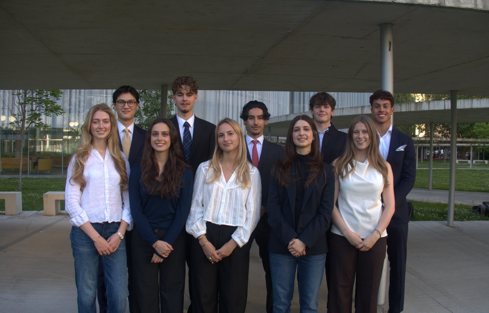 The BS·US 26/27 founding board on Bocconi campus